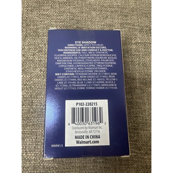 2 Eyeshadows Gold & Brown 0.07 Oz Each Moon & Star Design Box - Picture 2 of 2